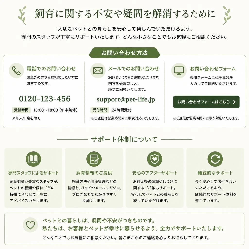 7. お問い合わせ：あなたのトイプードルとの生活をサポートします