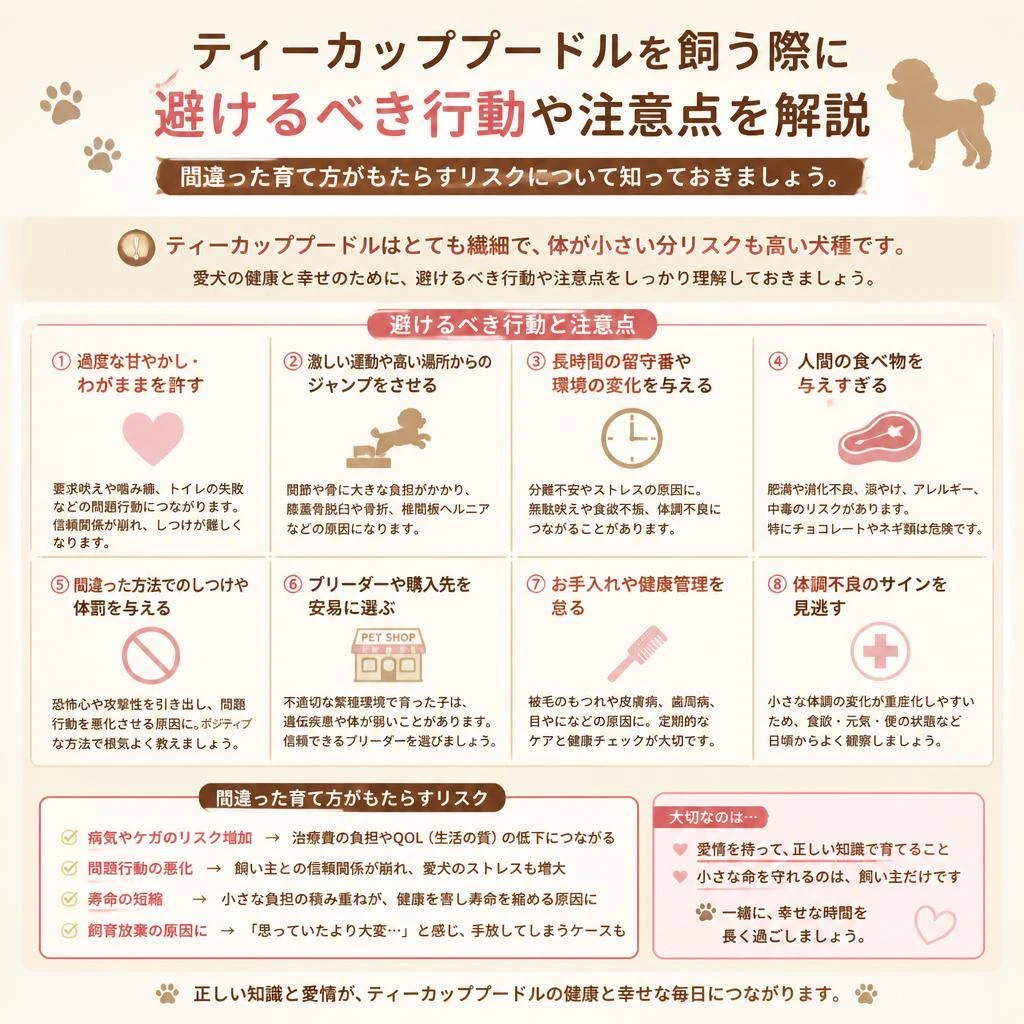 飼育でやってはいけないこと